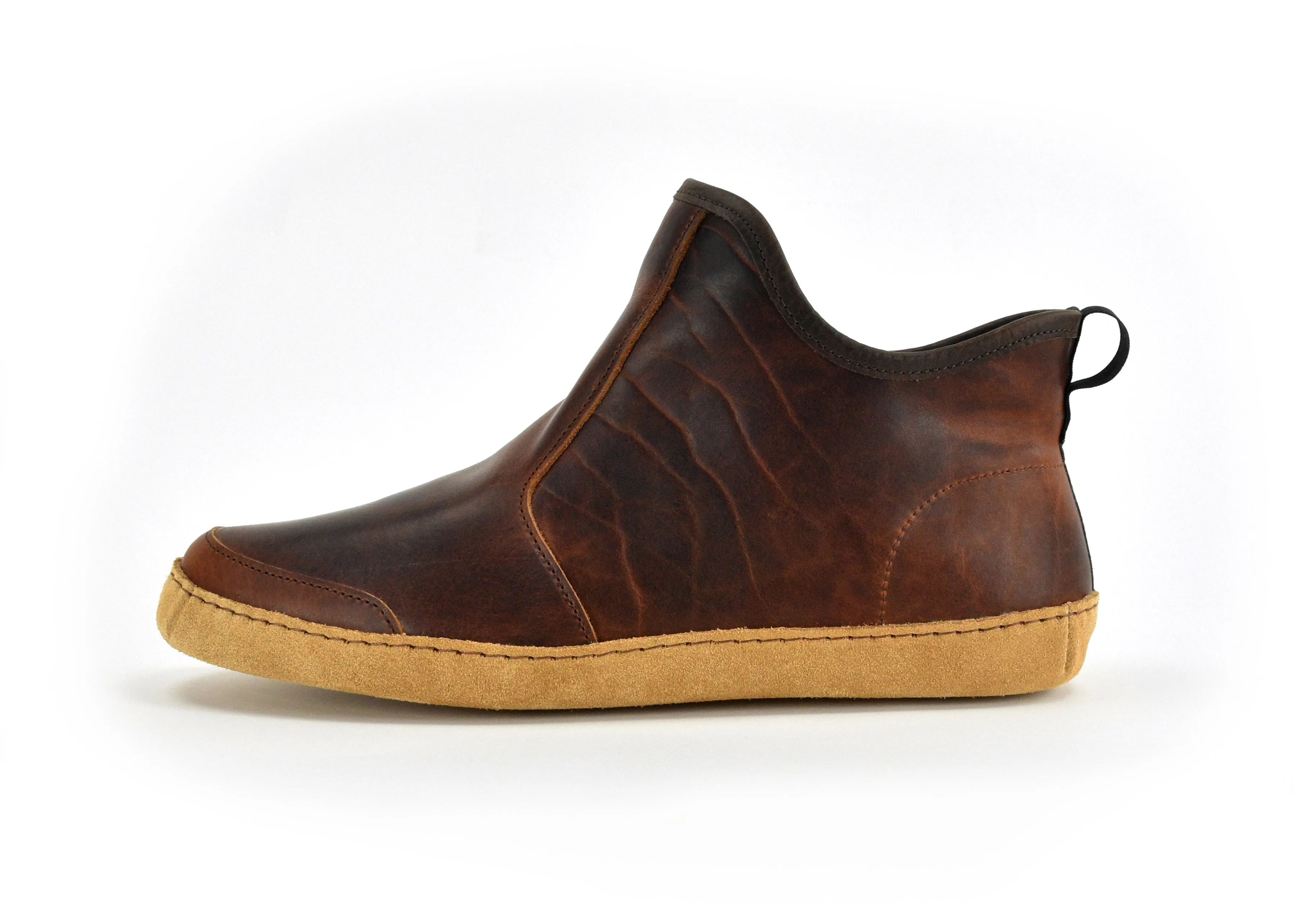 Vermont House Shoes®: Hi-Top - Tobacco Bison