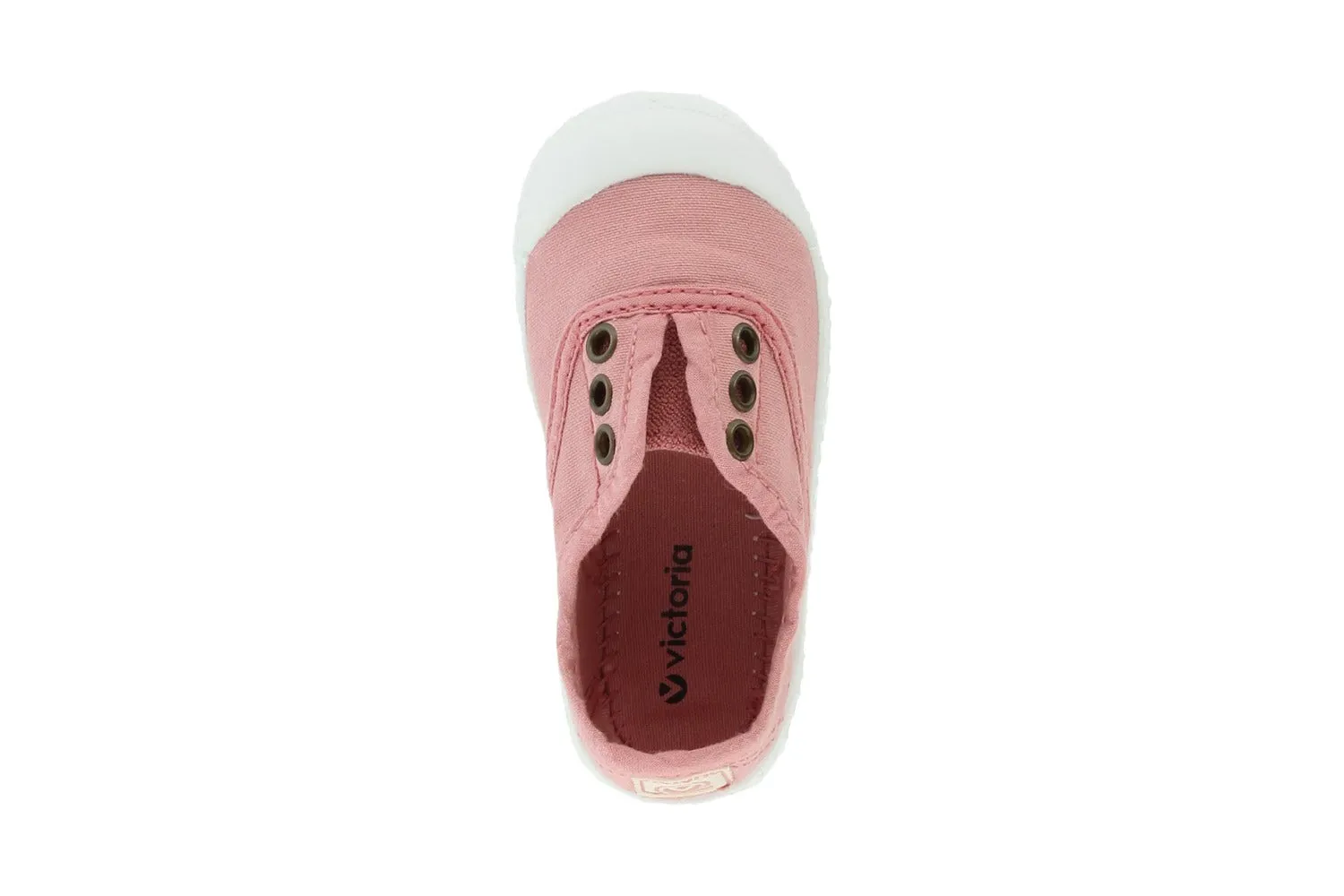 Victoria Girl's Inglesa Slip-On Canvas Sneakers, Nude