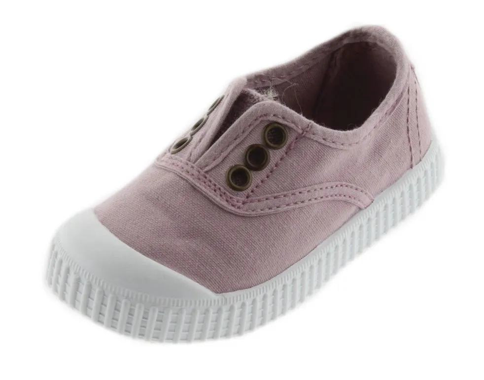 Victoria Girl's Inglesa Slip-On Canvas Sneakers, Violeta