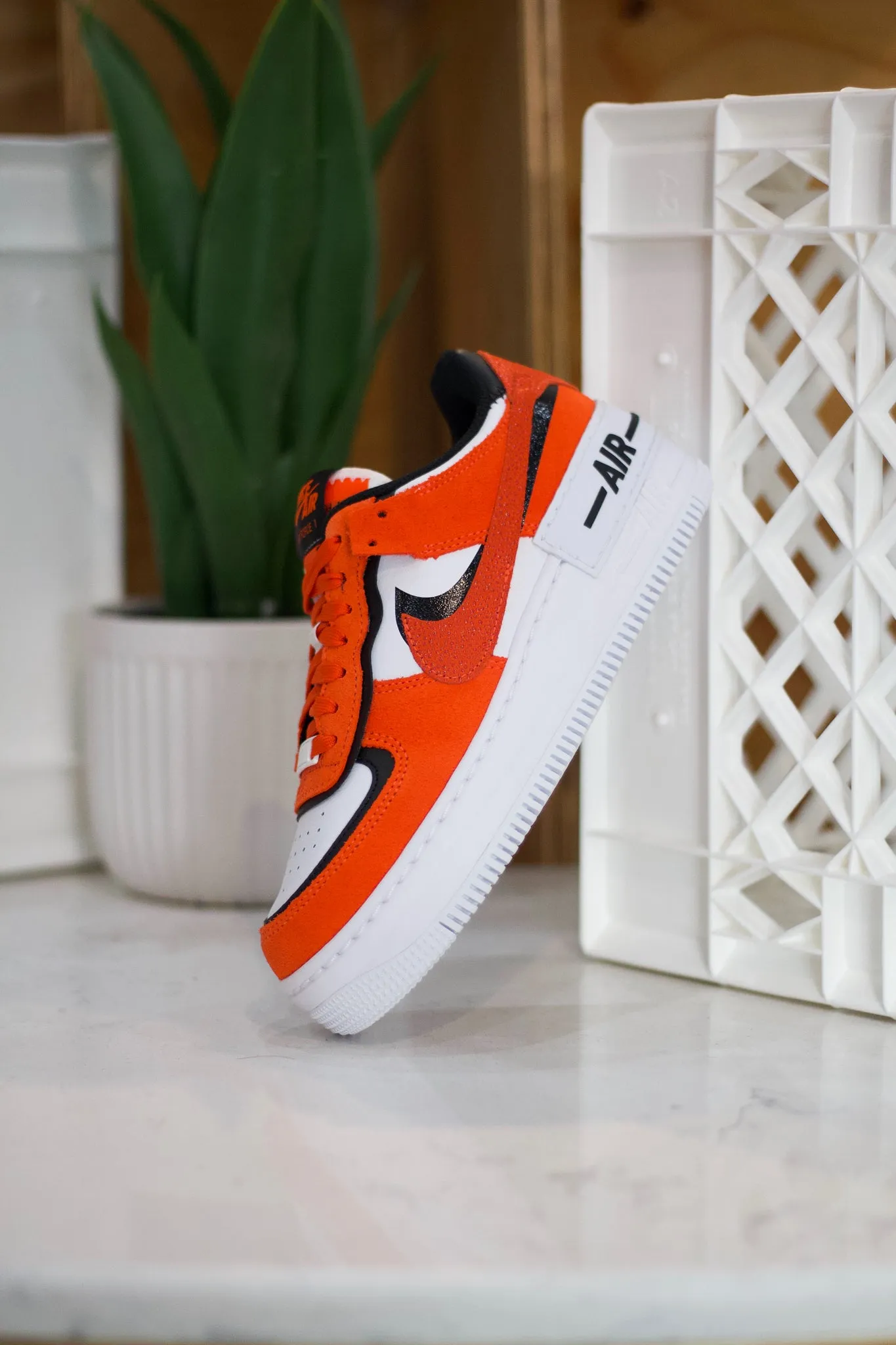 W NIKE AIR FORCE 1 SHADOW "RUSH ORANGE"