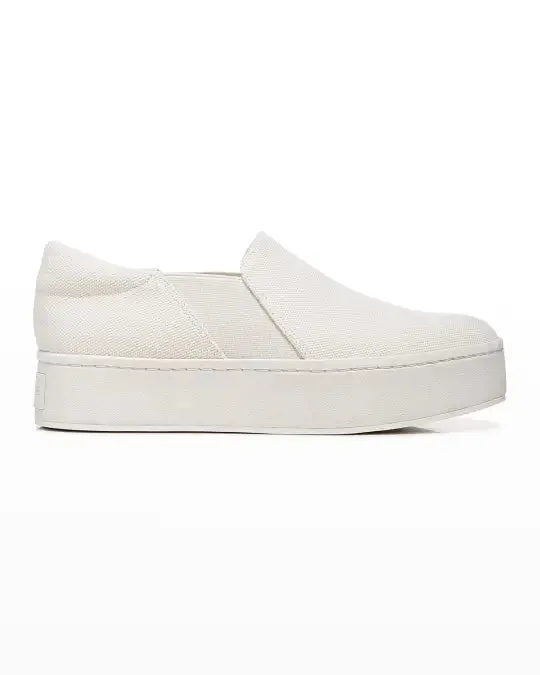 Warren Sneaker - White Canvas