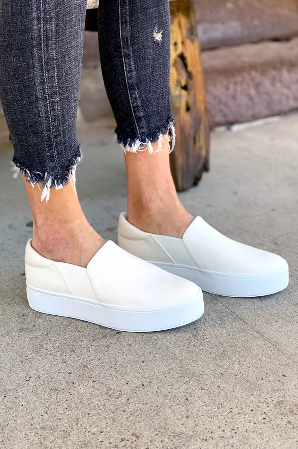 Warren Sneaker - White Canvas