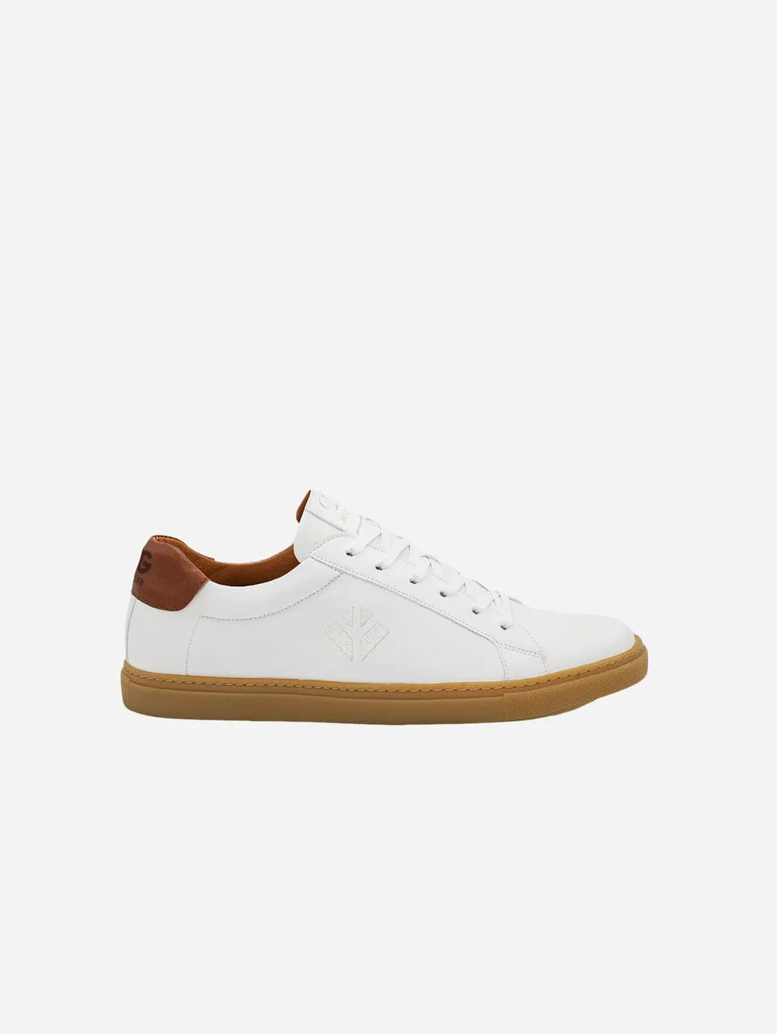 Winton Unisex Vegan Sneakers | White & Beige