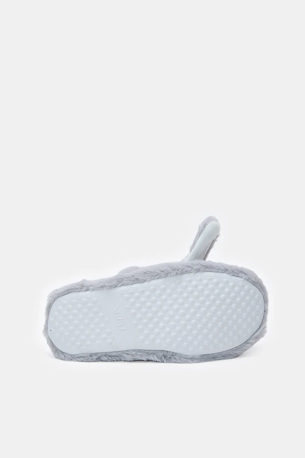 Women Grey Bunny Ears Slipper