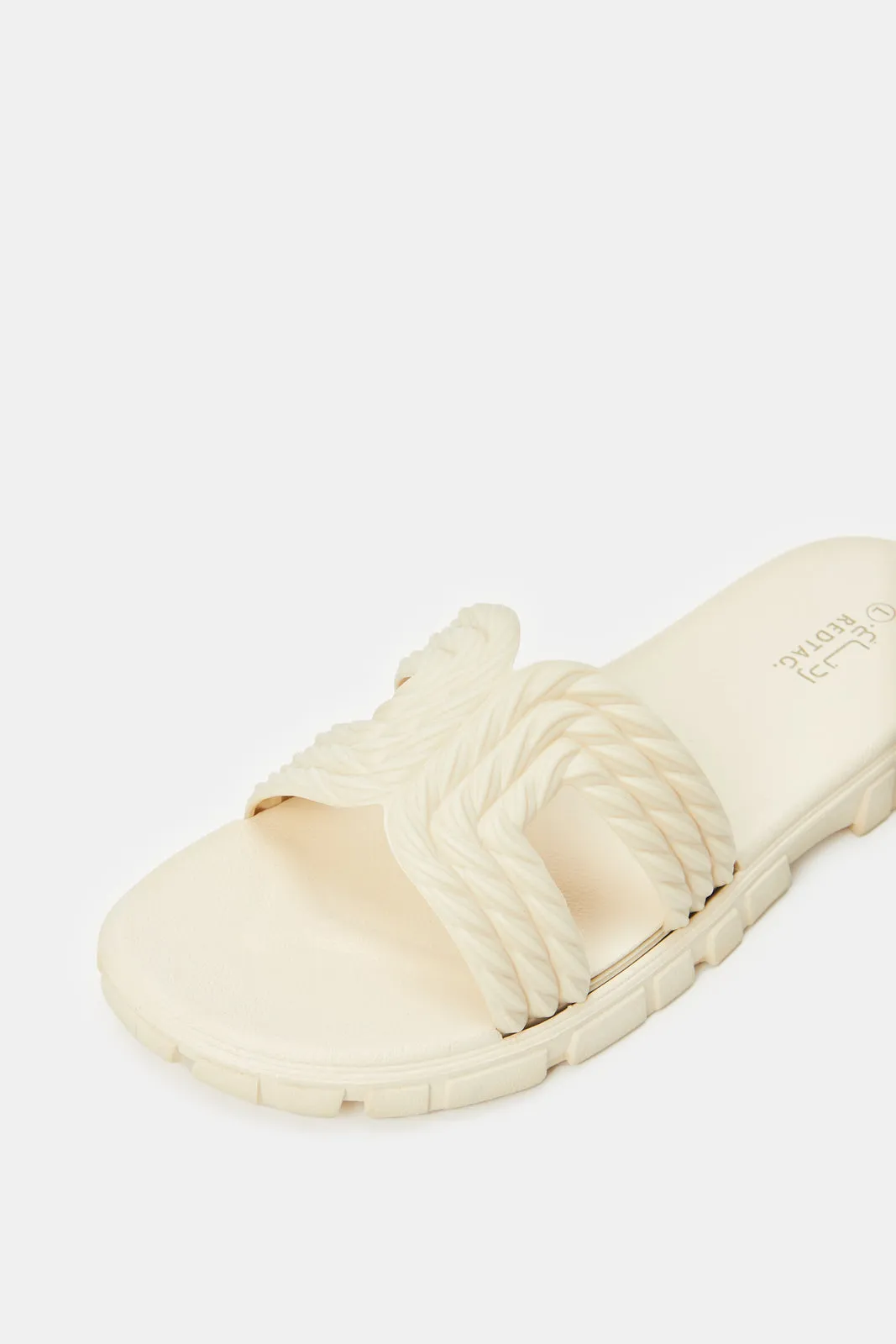 Women Ivory H Upper Slipper