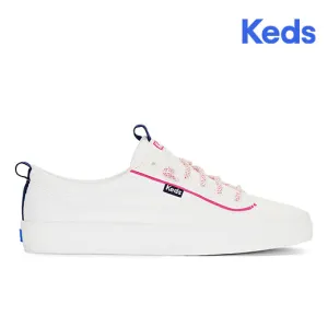 Women's Kickback Canvas Piping Sneaker White / Multi (WF67575)