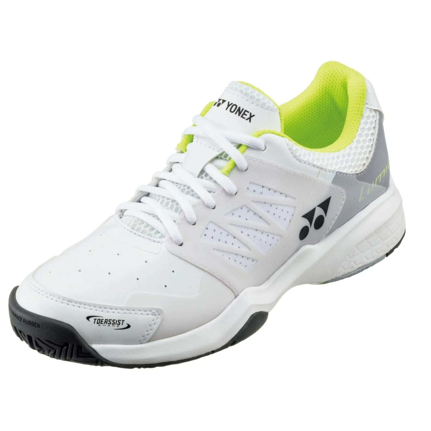 Yonex Lumio 3 All Court Mens Tennis Shoes 2023 - White/Lime