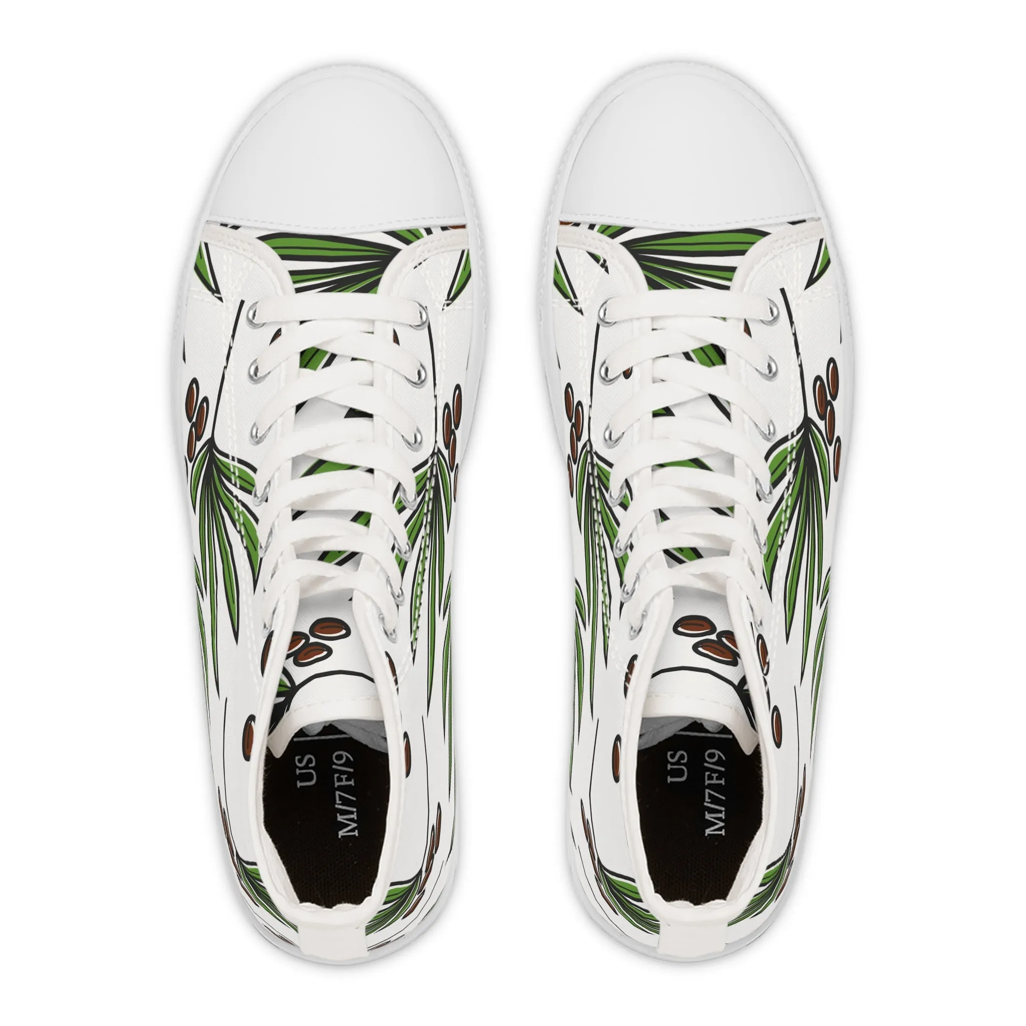 Yucca Plant and Seeds Women's High Top Sneakers